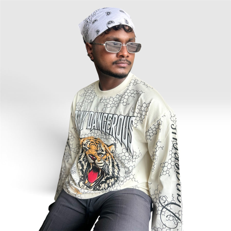 ORIYA- STAY DANGEROUS "Honeycomb-inspired graphic pattern".