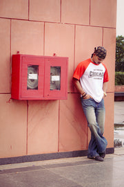 ORIYA- "Chicago Retro Red" Two-Tone Raglan