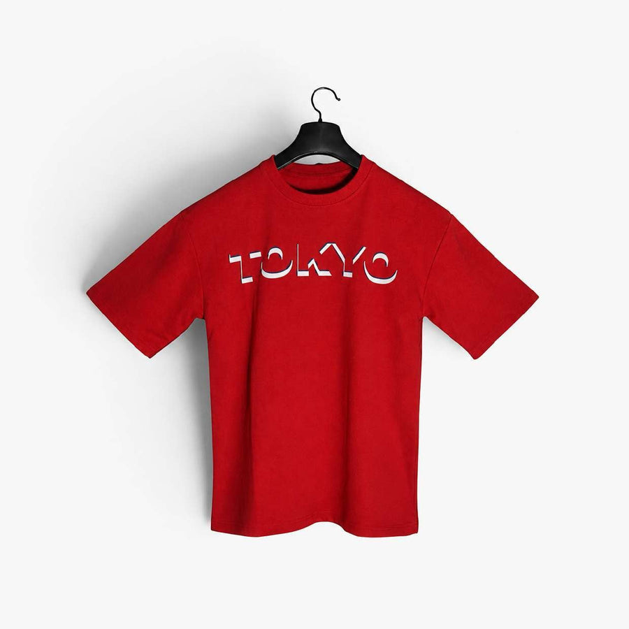 Tokyo Graphic Oversized T-Shirt - front