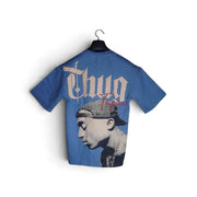 Thug Life Graphic Oversized T-Shirt - back angle