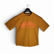 Believe Graphic Oversized T-Shirt - front