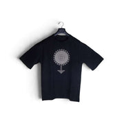 Ornamental Graphic Oversized T-Shirt - front