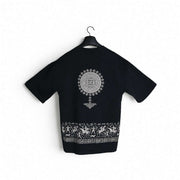 Ornamental Graphic Oversized T-Shirt - back