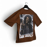 Bob Marley Graphic Oversized T-Shirt - back